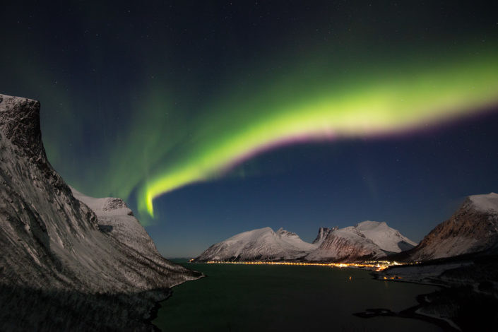 Aurores boréales en Laponie norvégienne