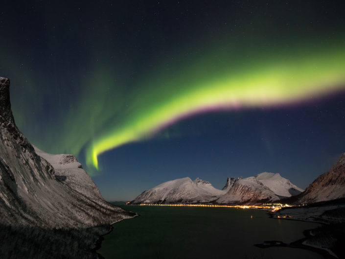 Aurores boréales en Laponie norvégienne