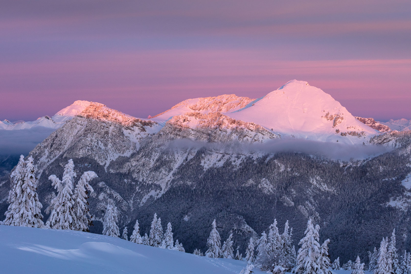 Mont Colombier et Rossanaz, dans les Bauges